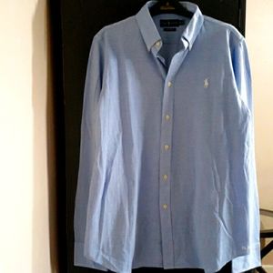 RALPH LAUREN knit oxford shirt